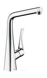 Hansgrohe Küchenarmatur Metris 320 Schwenkauslauf edelstahl-optik