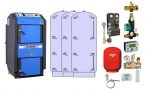 Atmos Holzvergaser P 31 Holzkessel DC 40 GSE 40 kW 3x Pufferspeicher 1000 Liter