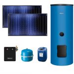 Buderus Logaplus-Paket S69 blau waagerecht 2 x SKN4.0-w-oM SM300-B SM100 4,74m2