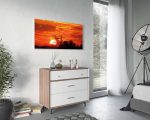 Corpotherma Infrarot Heizpaneele Aluminium 30 x 120 cm mit Motiv