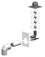 ATEC Abgas PolyTwin Schacht-Set DN 60/100 – DN 60