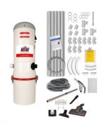 Zentralstaubsauger Komplettset Home-Vac Set SMALL 3 (Retraflex) bis 150 qm² Wohnfläche