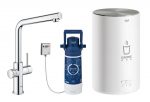 Grohe Armatur und Boiler Red Duo M-Size L-Auslauf