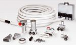 Helios KWL Wohnraumlüftung Lüftungsanlage Grundpaket FlexPipe Plus 180 m²
