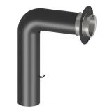 Ofenrohr Set / Rauchrohr-Set / Abgasrohr-Set glatt gezogen Ø 130 mm Kaminofen
