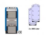 Atmos Holzvergaser DC 30 GSE 29,8 kW Speicher + Laddomat Holz-Heizkessel Heizung