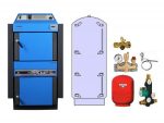 Atmos Kohlevergaser Paket KC2 mit 16 kW Kohlekessel KC 16 S, Pufferspeicher PAP 800