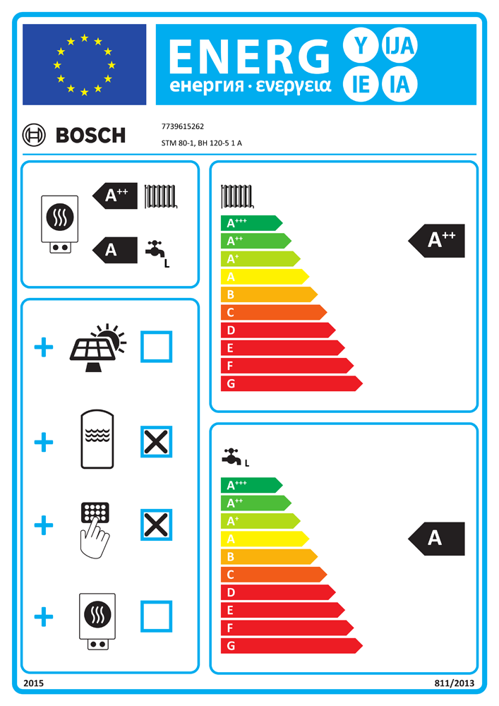 Bosch Wärmepumpen-Systempaket JUPA STM02 STM80-1, BH120-51A, Solebefülleinr. DN25