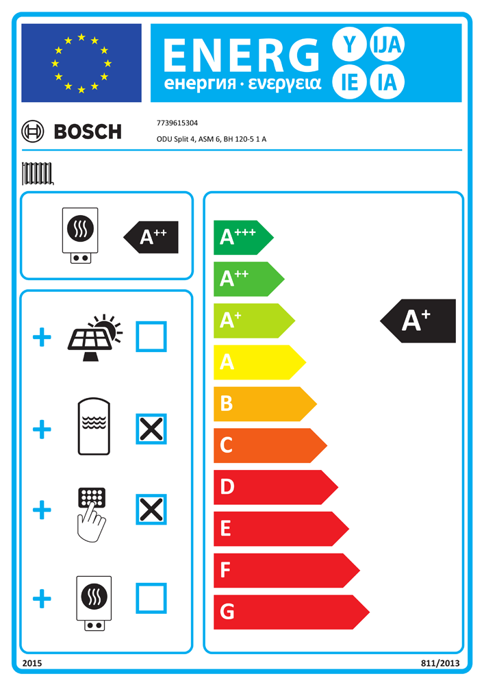 Bosch Wärmepumpen-Systempaket JUPA SAS40 Split-Wärmepumpe SAS 4-2 ASM + BH 120-5