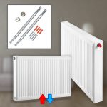 Buderus VCM-Profil Ventilheizkörper Mittelanschluss Typ 11, 21, 22 & 33 Höhe: 300 – 900 mm Länge 400-3000 mm