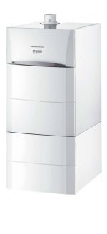 Remeha Paket mit Gas-Brennwert-Heizung Calora Tower 25 S und Schichtladespeicher