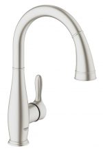 Grohe Küchenarmatur Parkfield ausziehbare Spülbrause supersteel
