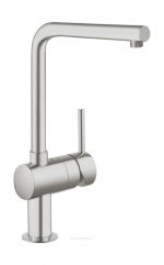 Grohe Küchenarmatur Minta L-Auslauf supersteel