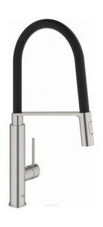 Grohe Küchenarmatur Concetto ausziehbare Profibrause supersteel