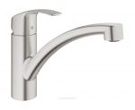Grohe Küchenarmatur Eurosmart flacher Auslauf supersteel