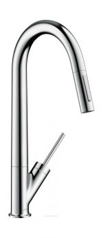 Hansgrohe Spültischmischer Axor Starck chrom mit Ausziehbrause