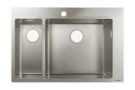 Hansgrohe Edelstahl Einbau Küchenspüle 180×450 S711-F655