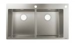 Hansgrohe Edelstahl Einbau Küchenspüle 370×370 S712-F765