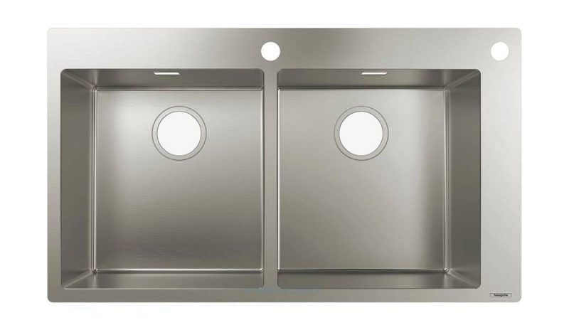 Hansgrohe Edelstahl Einbau Küchenspüle 370×370 S712-F765