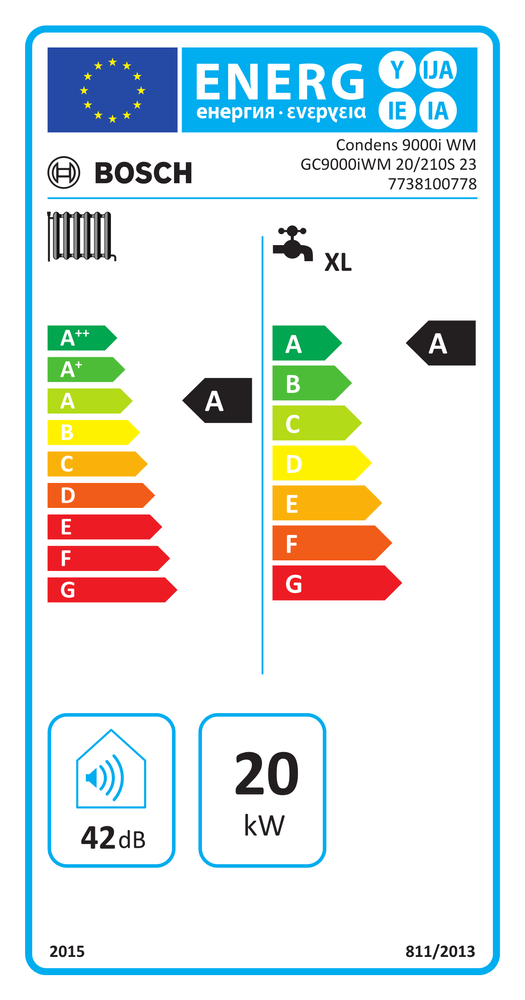 Bosch Gas-Brennwertgerät Kompaktmodul Condens GC 9000i WM 20/210 S 23