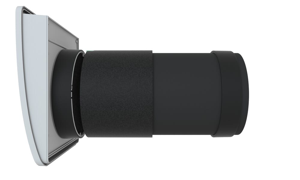 Buderus dezentrales Lüftungsgerät Logavent HRV126-43 D Fertigbauset