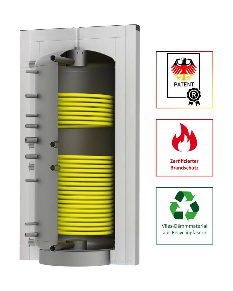 Solarbayer Schichtleit-Pufferspeicher SLS-3000-2S-Plus mit SLS-System