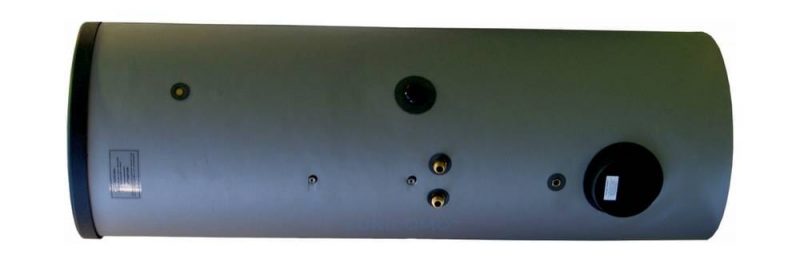 Wolf Warmwasser-Solarspeicher SEM-2-400 mit 2 Glattrohr-Wärmetauschern
