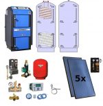 Atmos Paket P 39 Holzvergaserheizung DC 50 GSE 49 kW Holzkessel Solaranlage