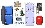 Atmos Paket P 30 mit 49 kW Holzvergaserkessel DC 50 GSE + 3x Pufferspeicher PAP 1000 L