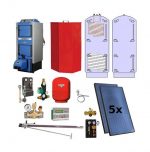 Atmos Kombikessel Paket K3 mit DC 30 GSP Holz/Pellet-Kessel Heizen Warmwasser und Solar