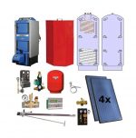 Atmos Kombikessel Paket K3 mit DC 25 GSP Holz/Pellet-Kessel Heizen Warmwasser und Solar