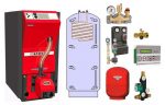 Atmos Pellet-Paket P4 mit PX20 Pellet-Heizkessel, integr. Pelletbehälter