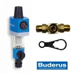 Buderus Rückspülfilter Druckminderer Wasserfilter Hauswasserstation (Honeywell)