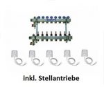 Schütz Heizkreisverteiler inklusive Stellantriebe 2 – 14 Heizkreise
