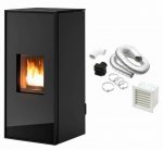 MCZ Pelletofen Tilda Comfort Air Maestro 10 kW Luftkanalisierung in andere Räume